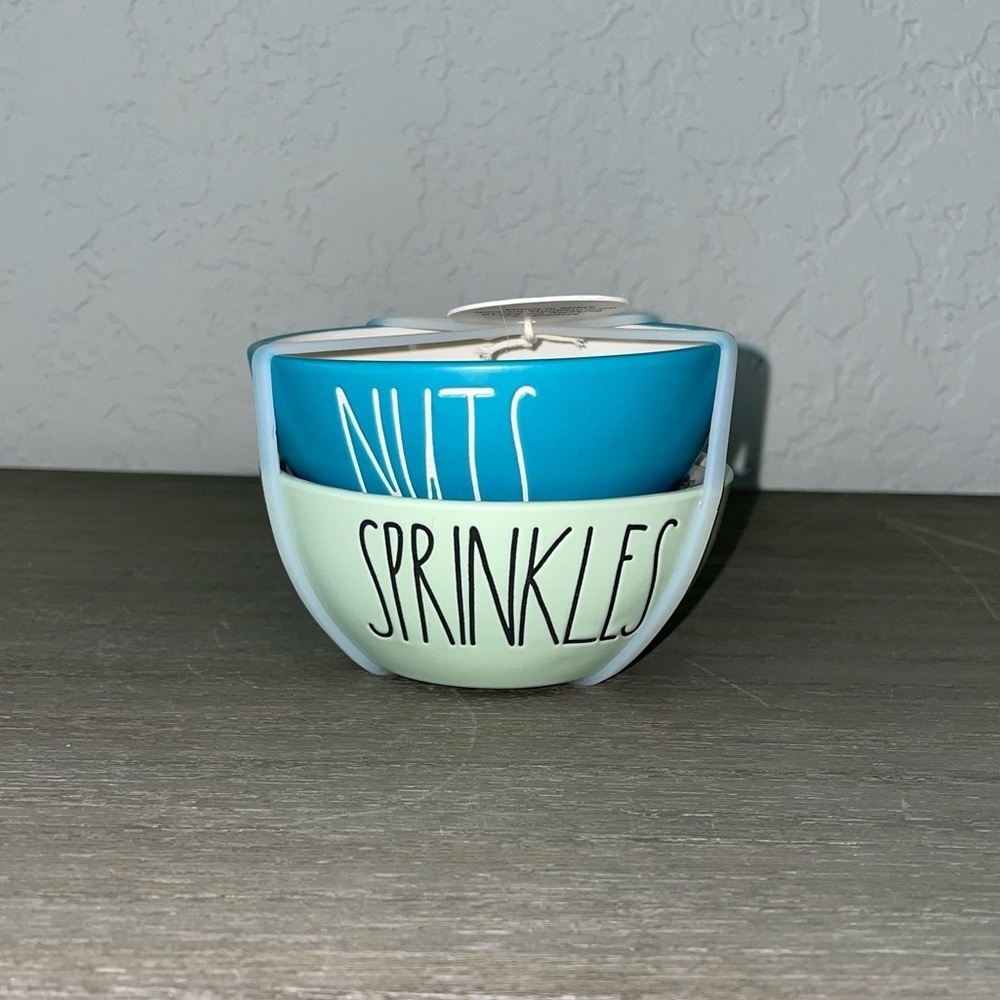 RAE Dunn NUTS and SPRINKLES Small Bowls